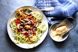 Macarrão de vegetais: Beleza, sabor e saúde